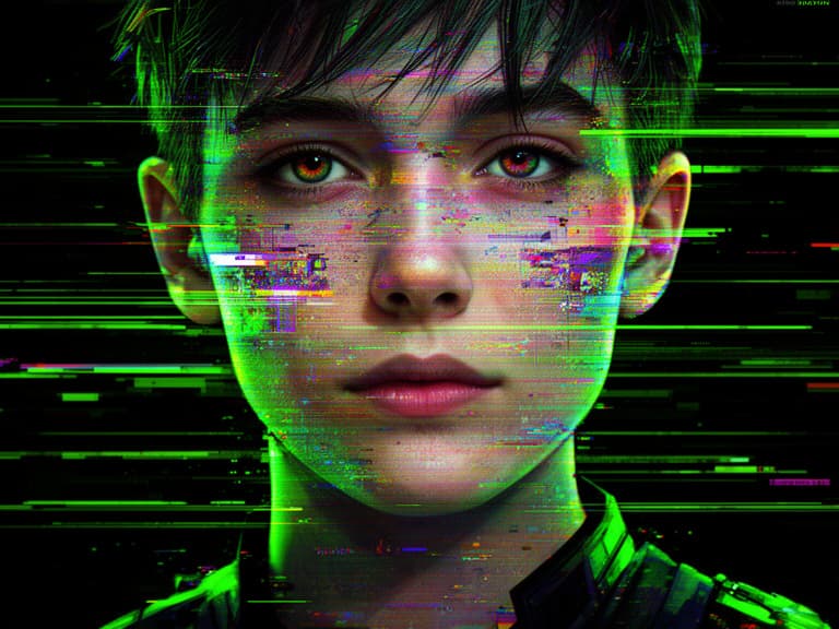 Glitch Art style preview