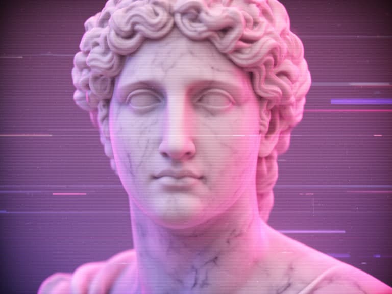 Vaporwave style preview